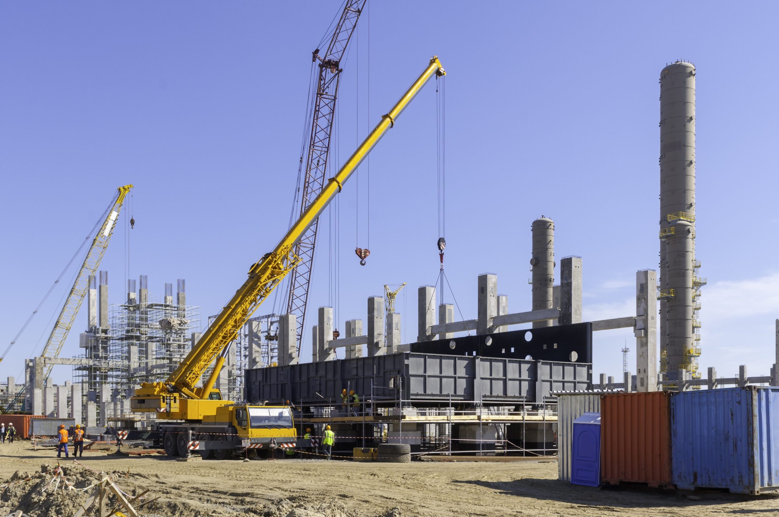 Construction of industrial plant